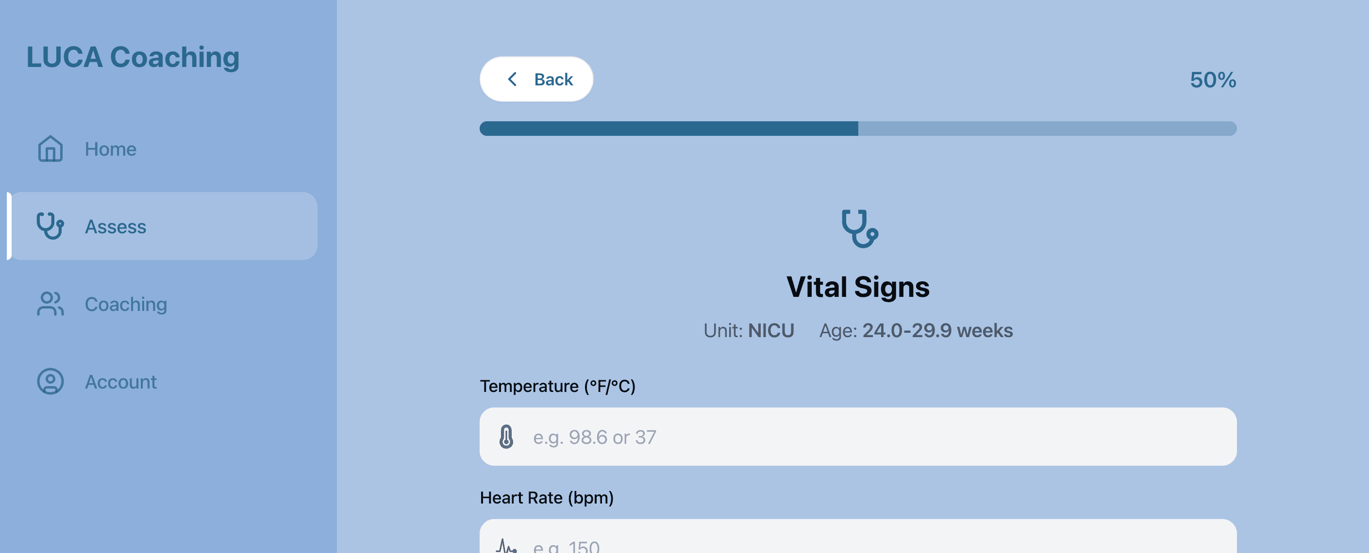 LUCA Nursing Assessment